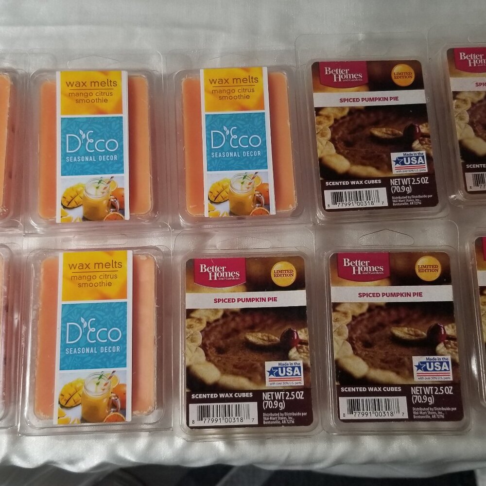 10 Mix lot of Wax cubes Brand New never used